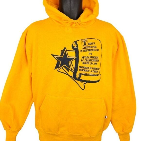 Vintage Nevada Swimming Championships Sweatshirt Hoodie Mens Size Large 90s USA - Picture 2 of 7